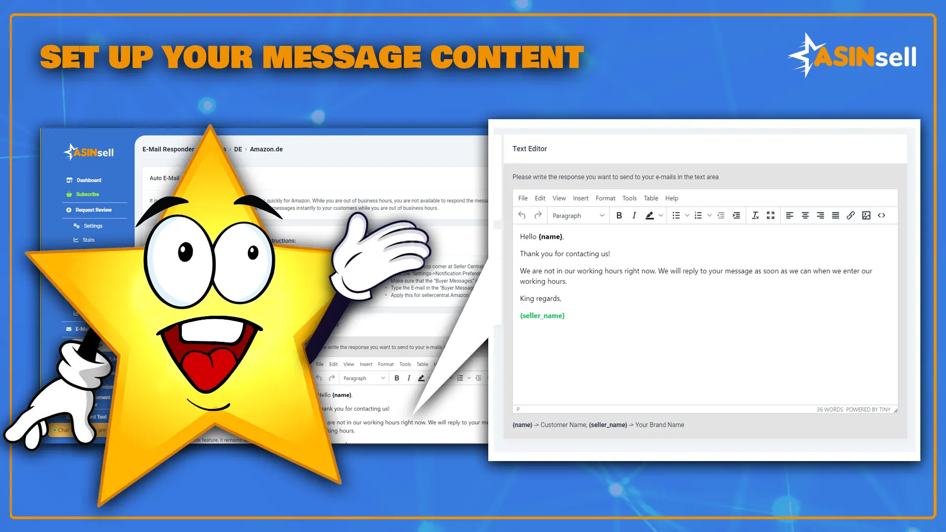 Set Up Your Message Content
