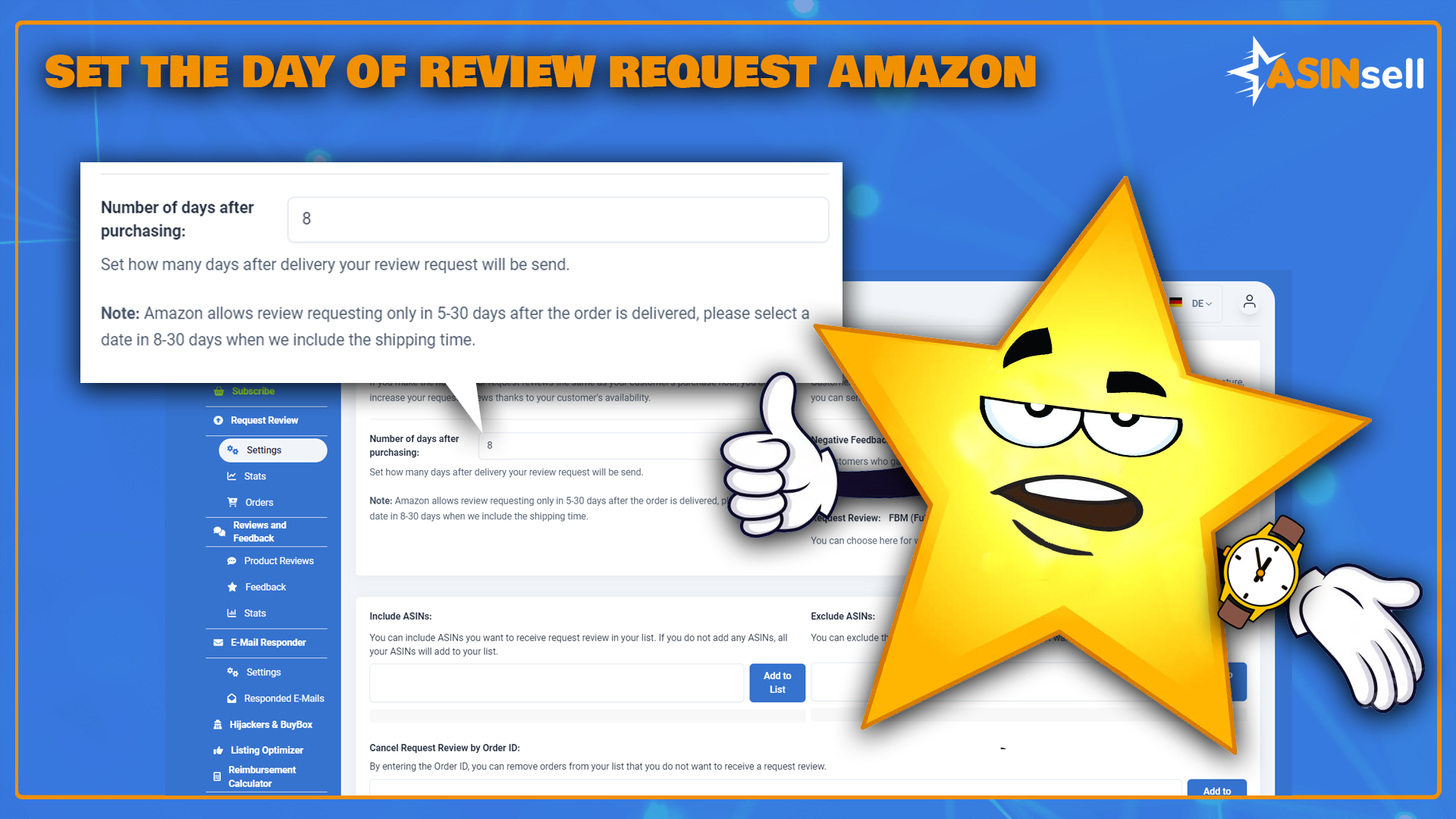 SCHEDULE REQUEST REVIEW SEND