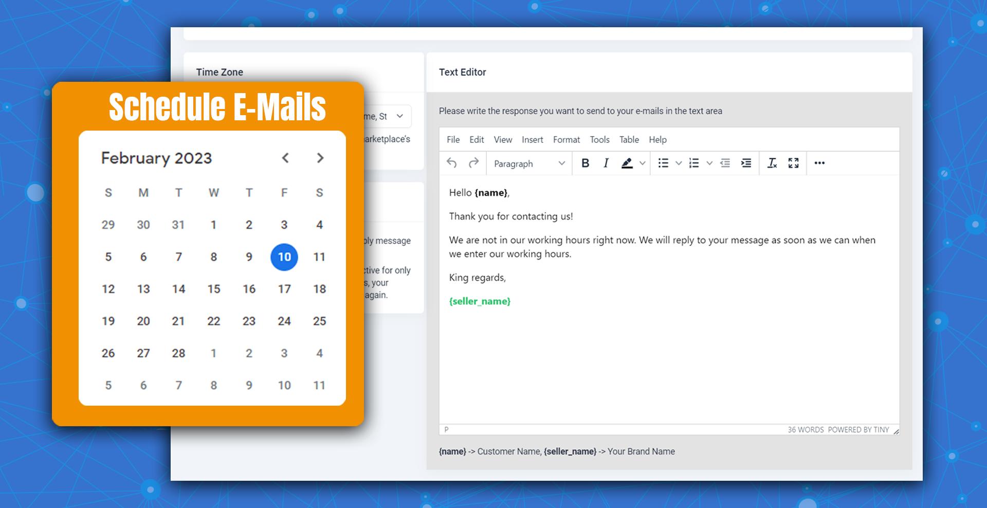 AUTO E-MAIL RESPONDER