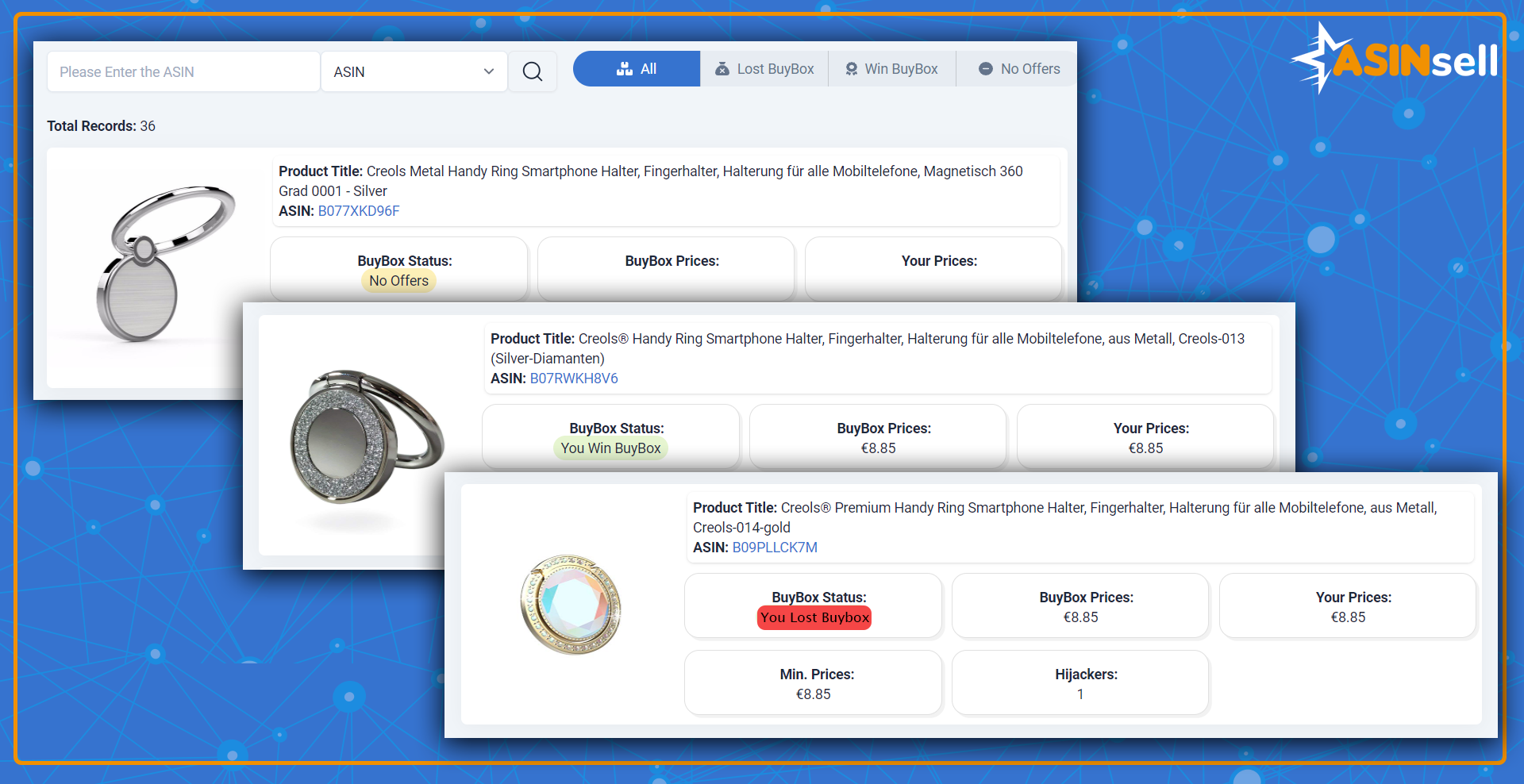 HIJACKERS & BUYBOX STATUS CHECKER